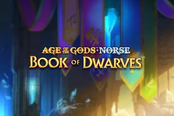 Capa do slot Age of the Gods Norse: Book of Dwarves